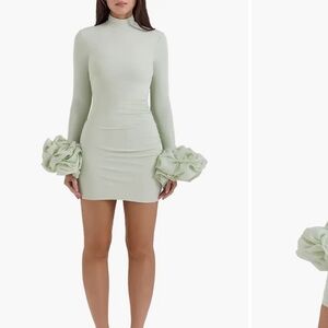 Camilla Ruffle Cuff Long Sleeve Body-Con Minidress
HOUSE OF CB